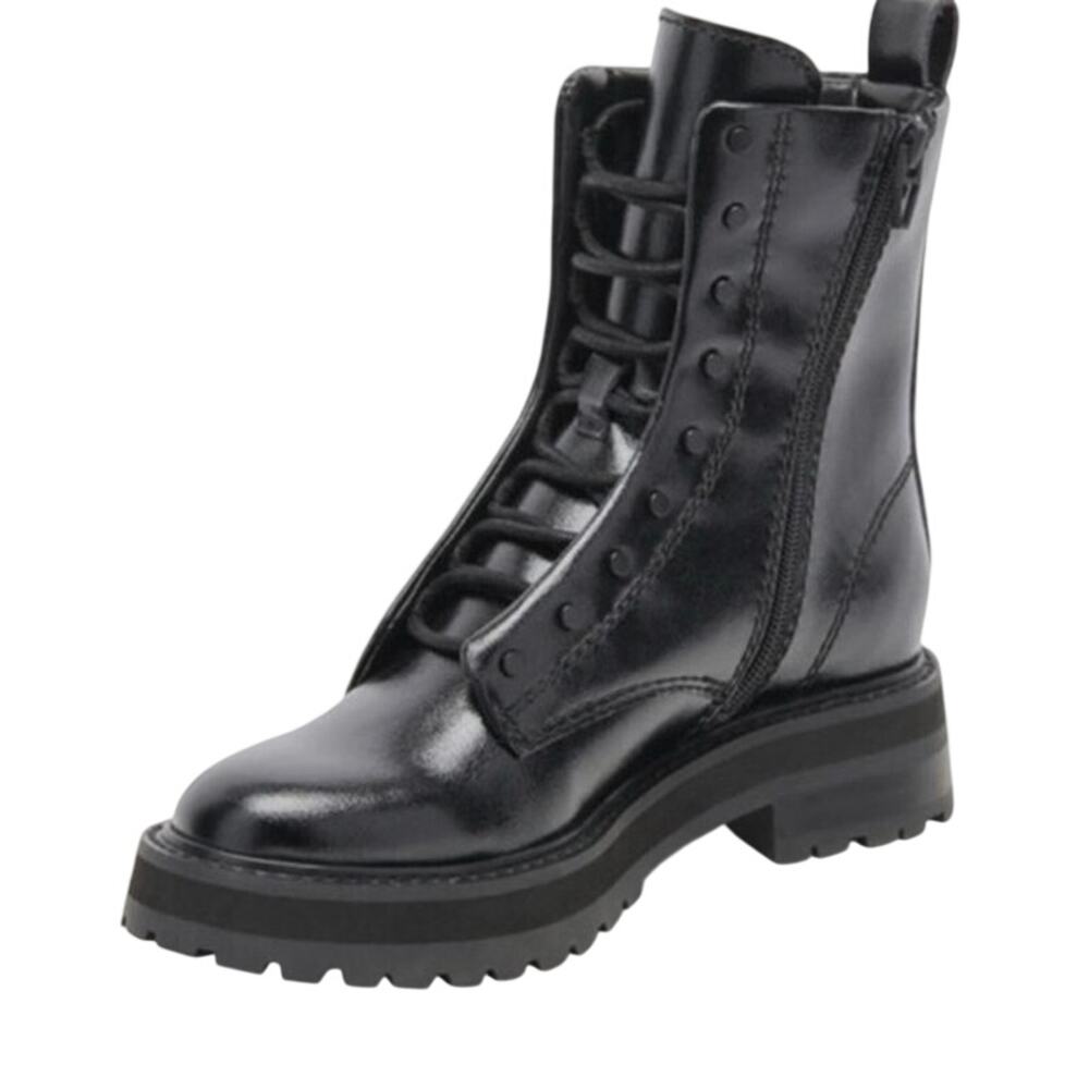 Dolce Vita Rainer Combat Boots, Black, Moto Grunge Y2K, Women's Size 9